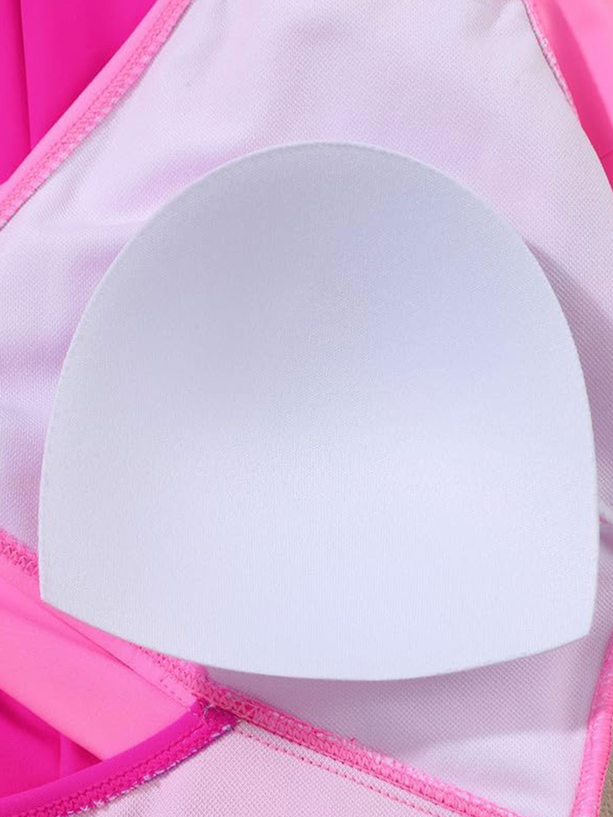 Women's One Piece Ruffle Cutout Slimming V Neck Swimsuit