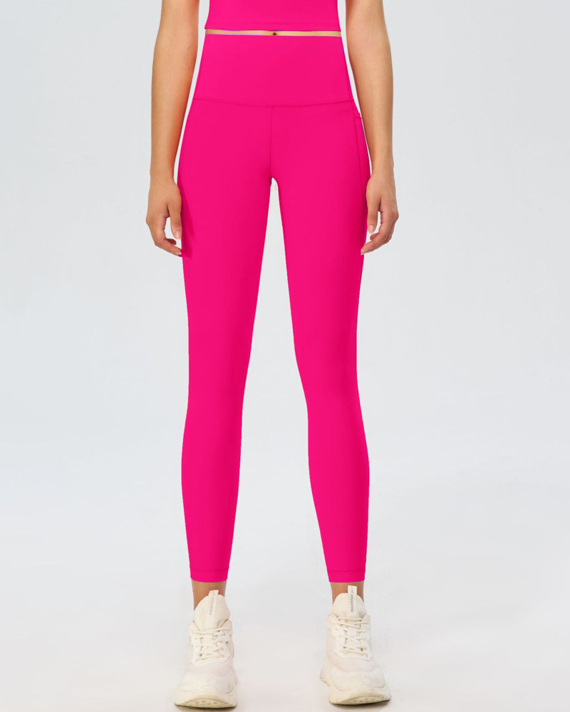 Butt Lifting Fitness Yoga Pants with Side Pockets