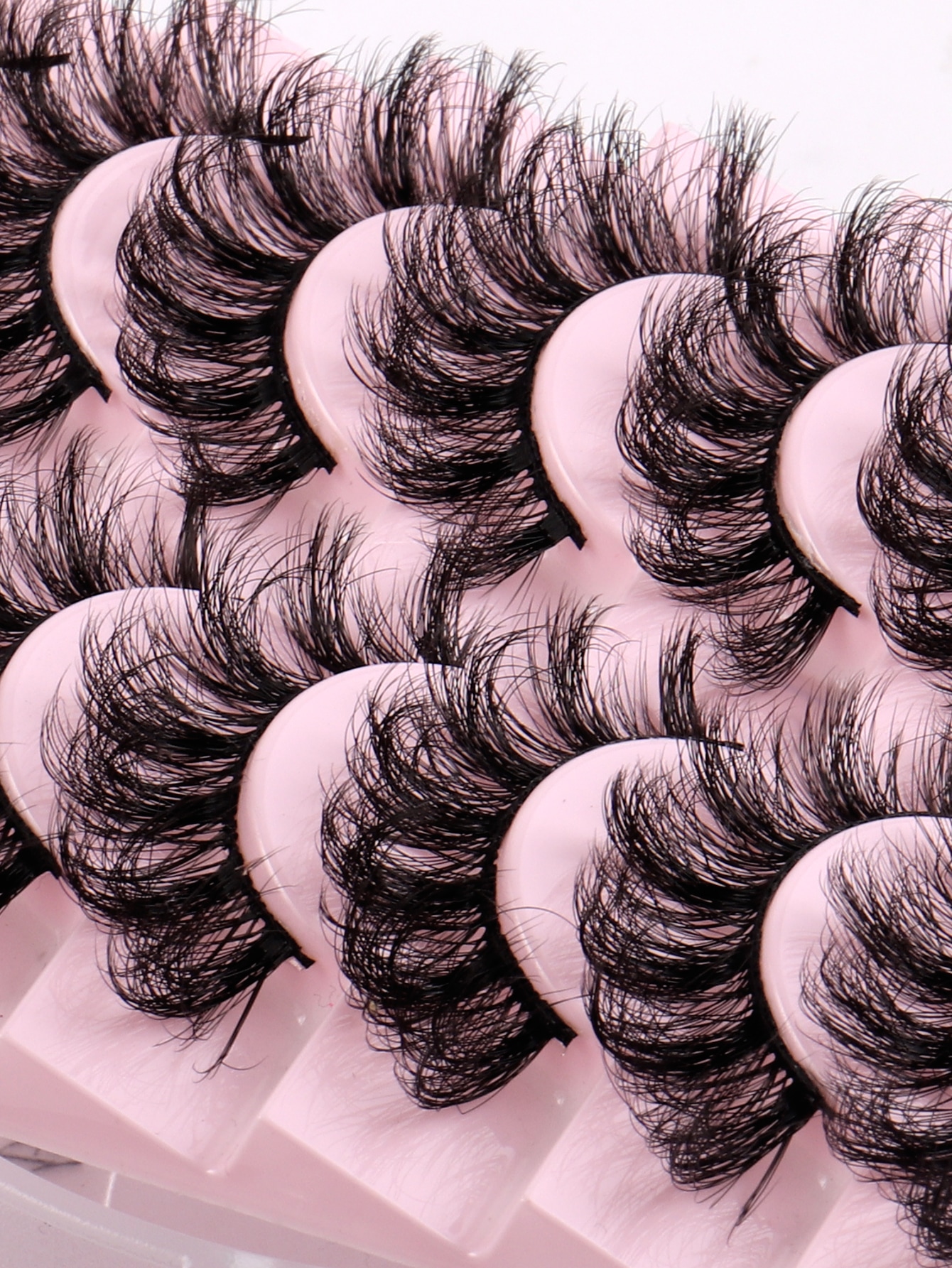 Natural Wispy Fluffy Fake Eyelashes