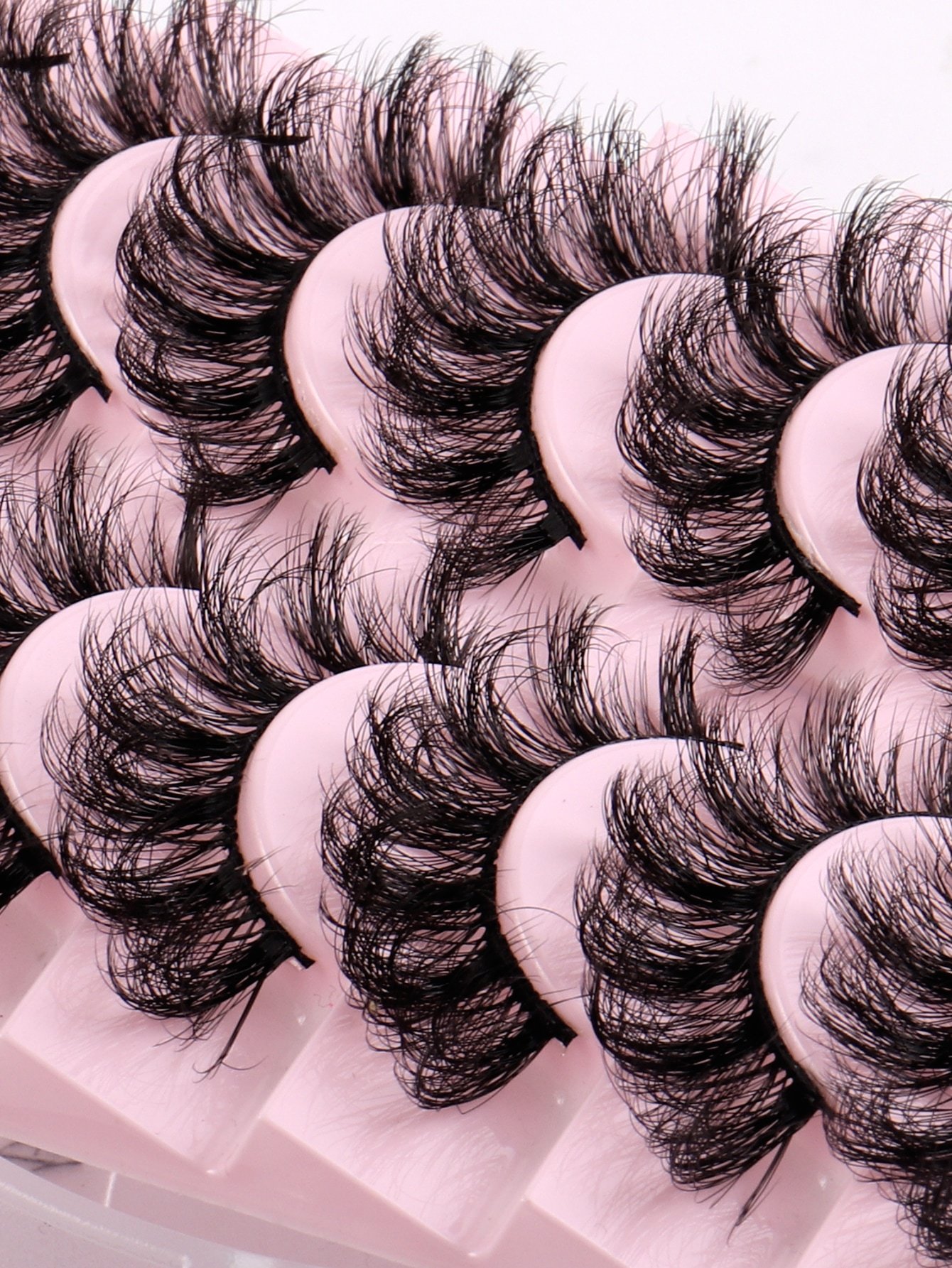 Natural Wispy Fluffy Fake Eyelashes
