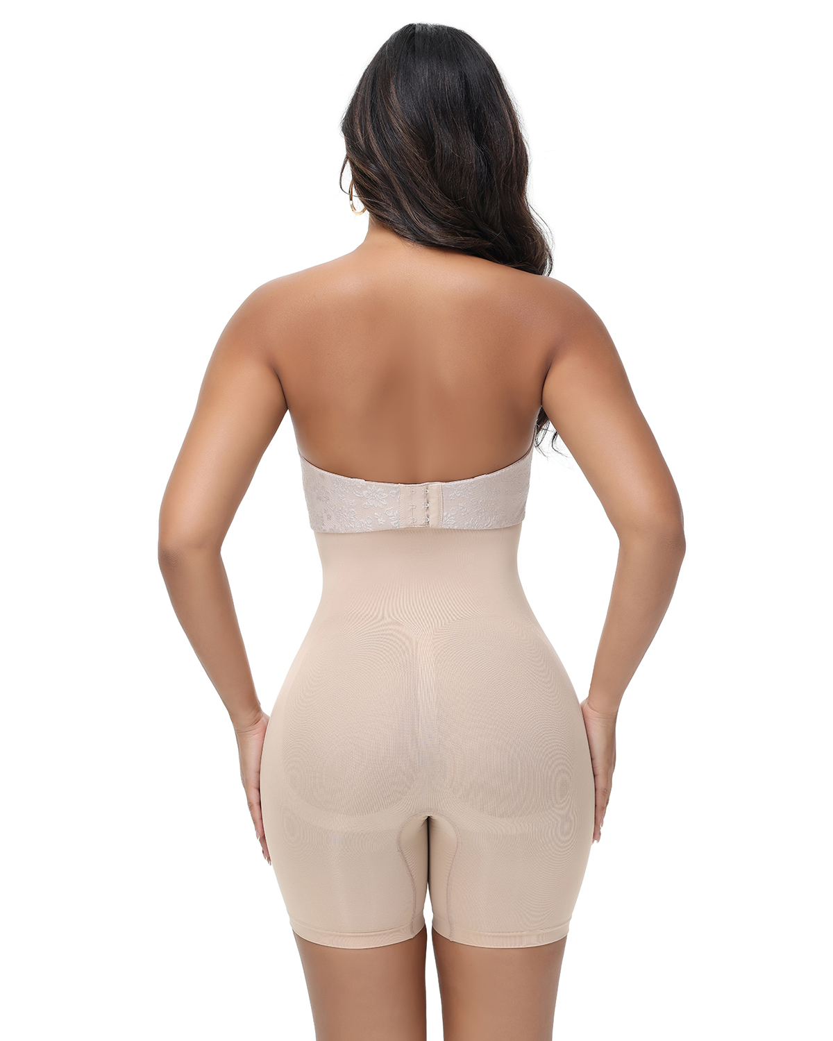 Tummy Compression Bodysuit Shaper With Butt Lifter