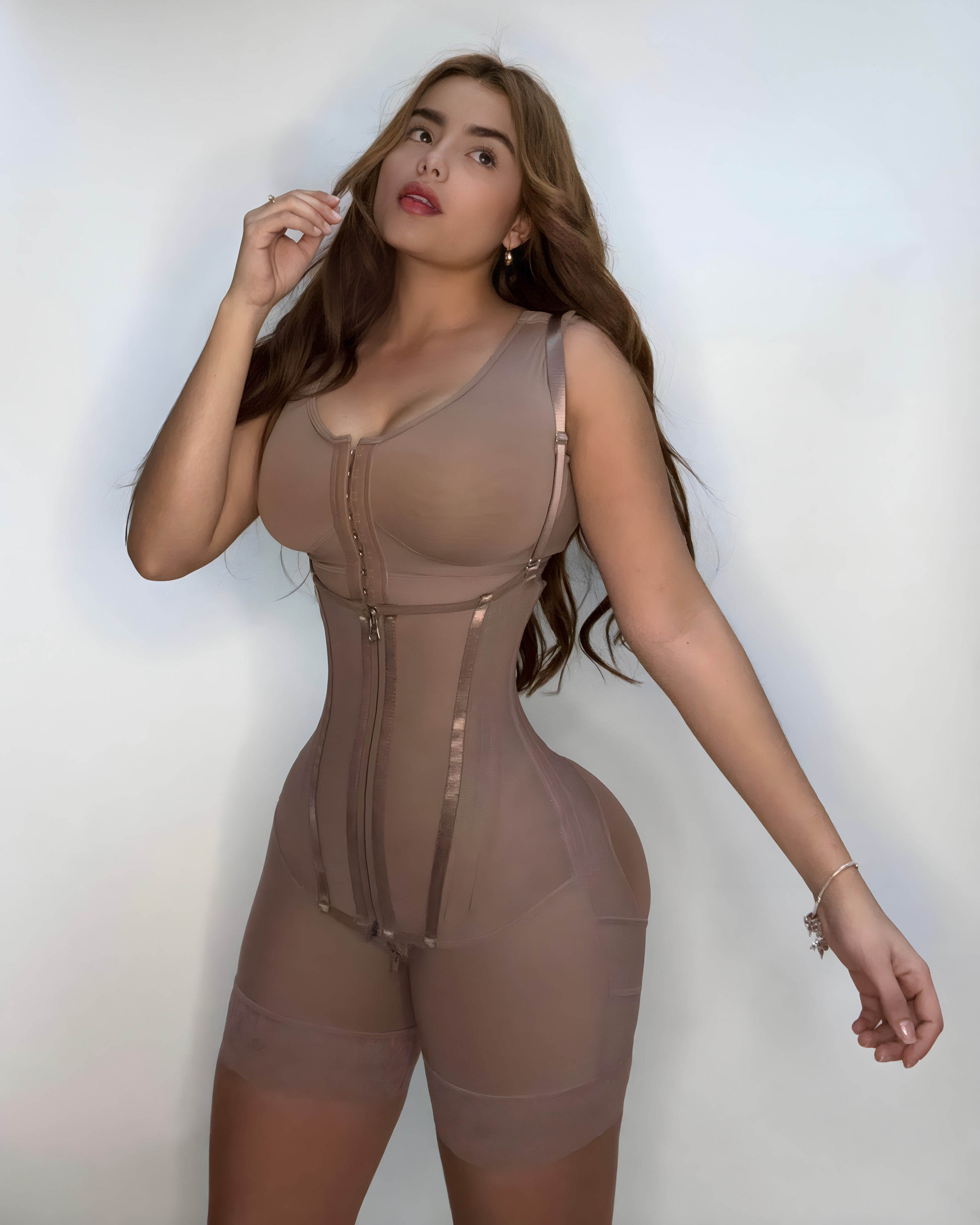 Nueva Faja Strapless Con Cinturilla Corset