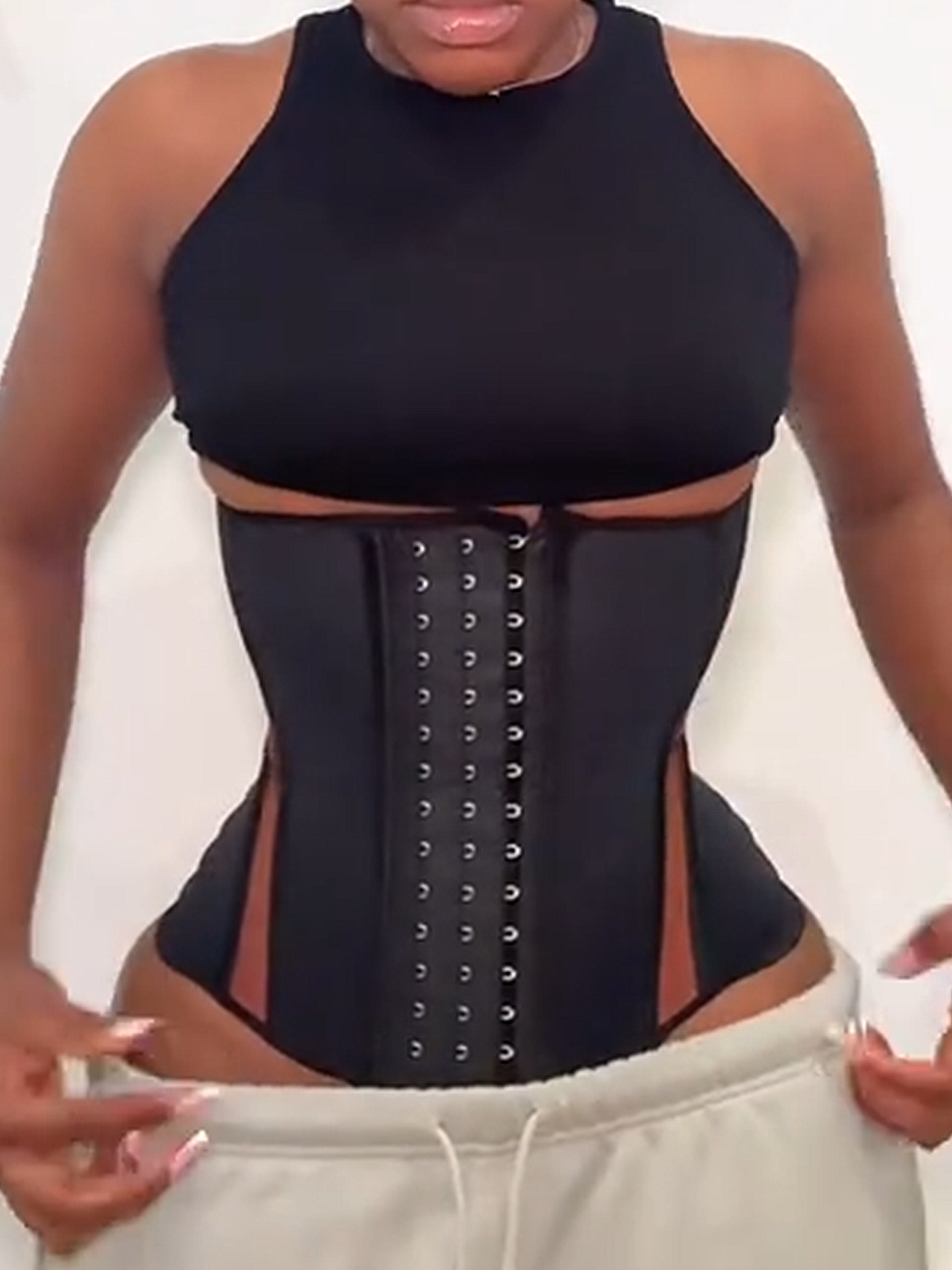 Women's Breathable Splicing Hourglass Waist Trainer