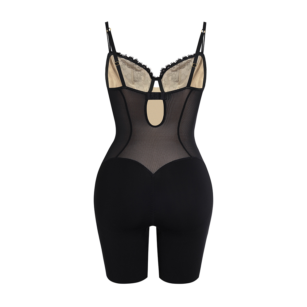 V Neck Halter Neck Sleeveless Bodysuit