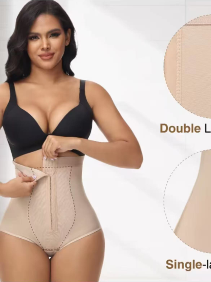 Women's High Waist Butt Lifting Thong Underwear