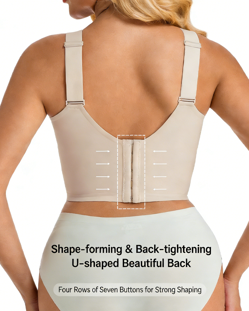 Everyday Seamless Support 7-Row Hook Seamless Jelly Bra