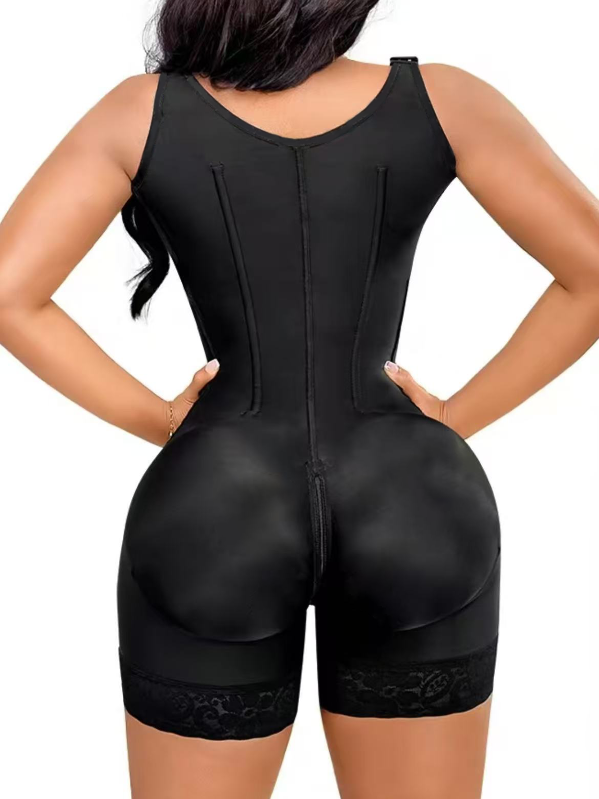 Built In Invisible Underwire Double Layer Abdominal Reinforcement And Buttock Lifting Body Shapewear