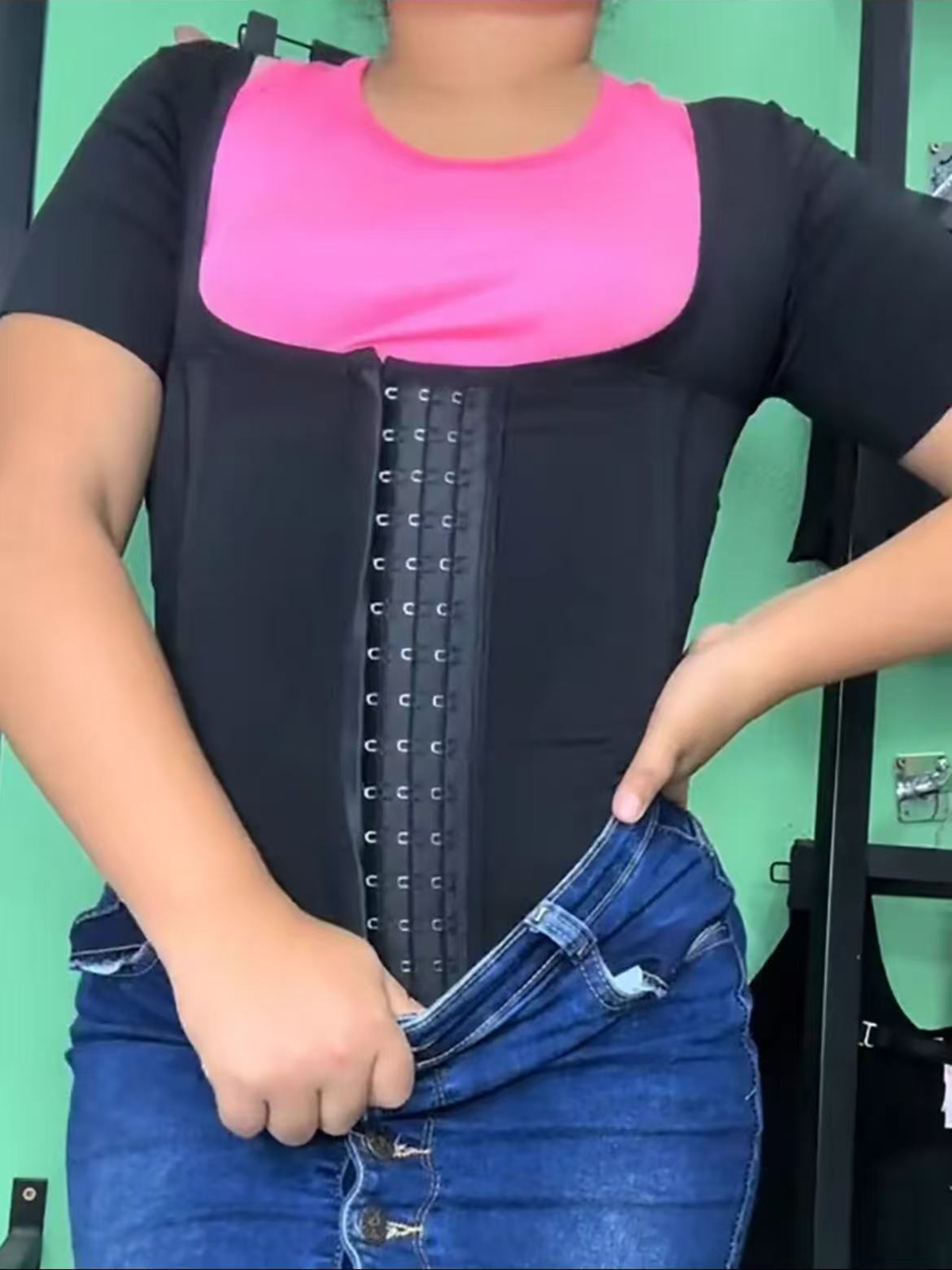 Women's Corset Shaper Vest Breathable Corset Short Sleeve Comfortable Underwear