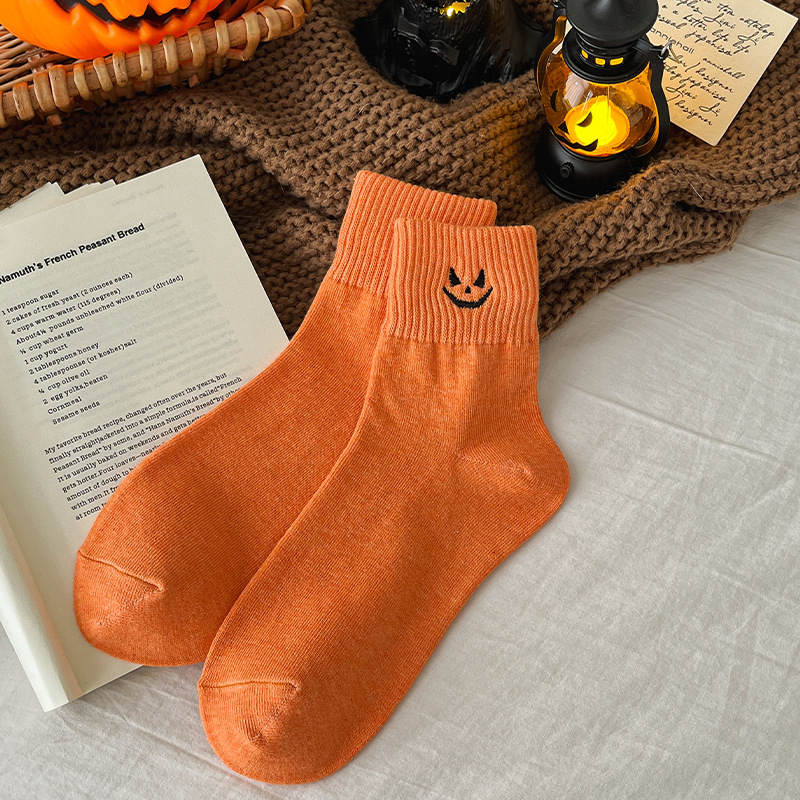 Halloween Thick Warm Deodorant Sweat-Absorbent Cotton Socks