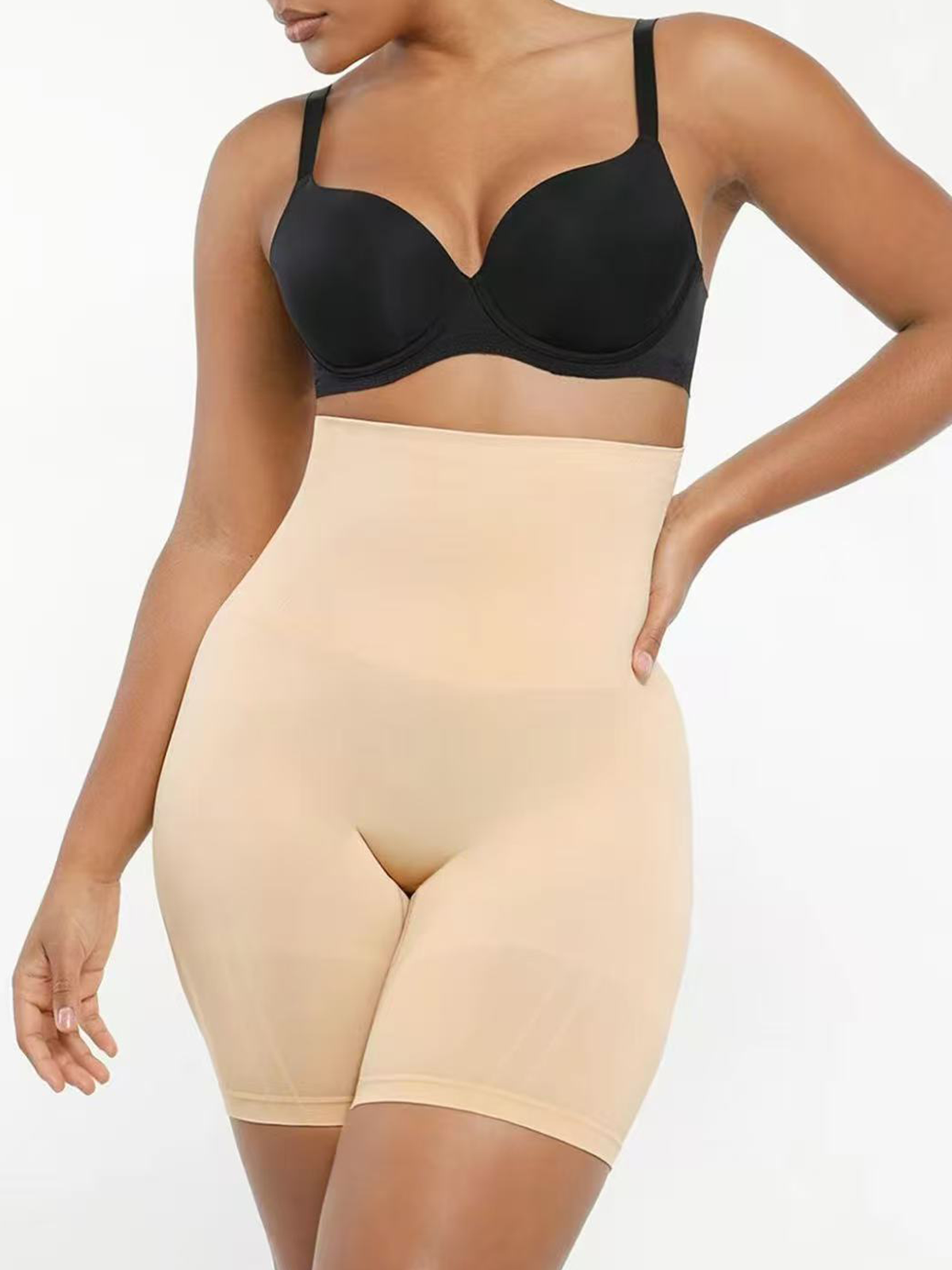 Women's Seamless High Waist Slimming Firming Thigh Shaper Shorts