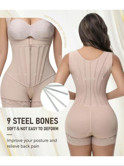 Women's Tummy Tuck Body Shaper Belly Belt Compression Tights