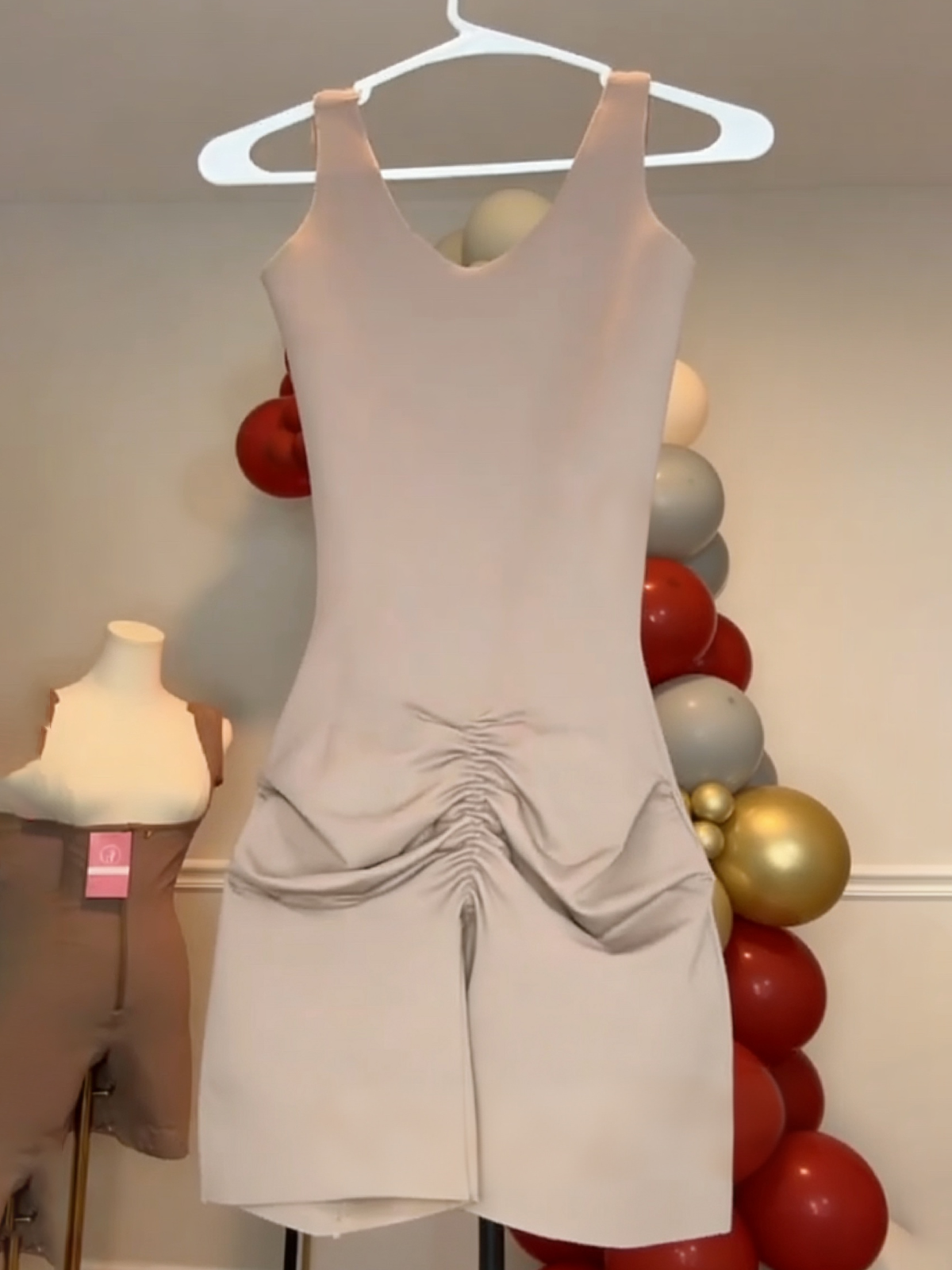 Seamless Open Chest Sleeveless Shapewear