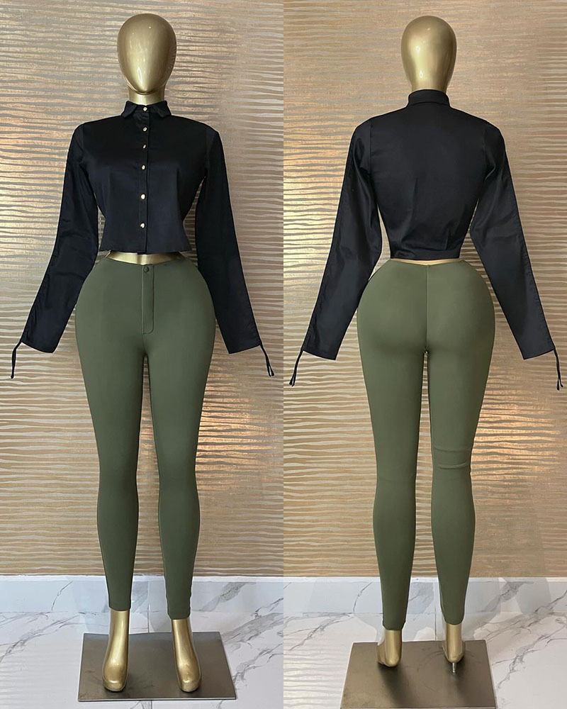 High Waist Tummy Control Shaping Butt Lifting Slimming Leggings