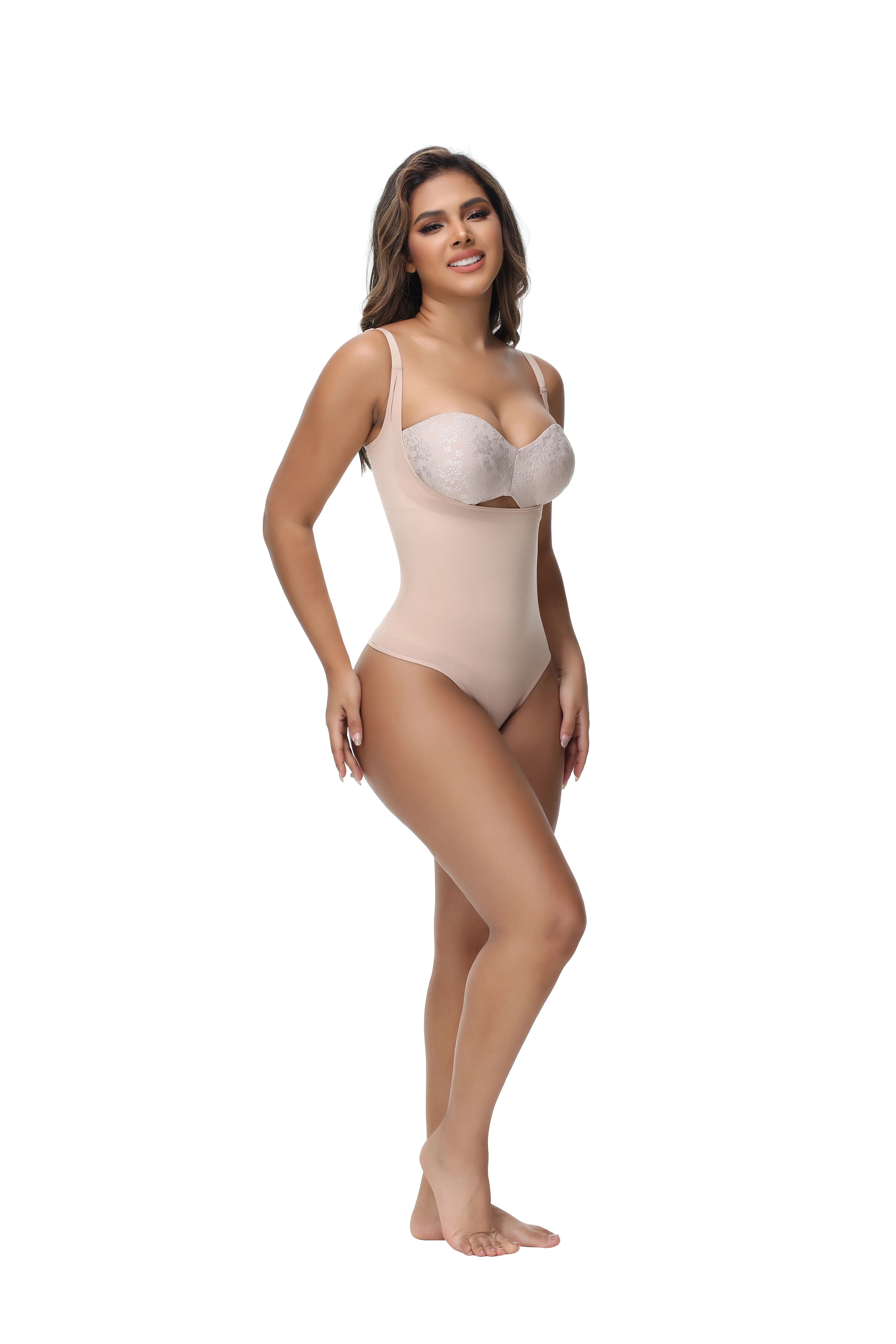 Seamless Body Shaper Thong Underwear High Waisted Butt Lifter Panty