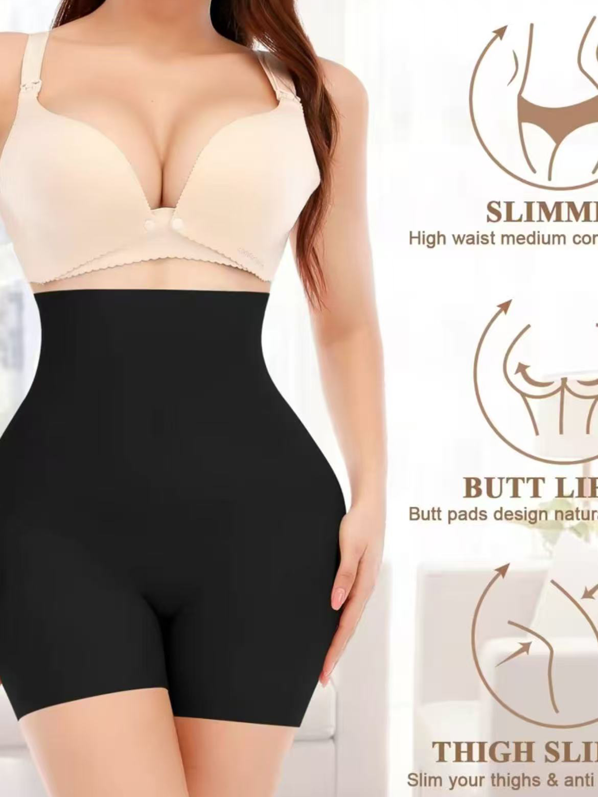 Women's Seamless Buttock Shaping Panties