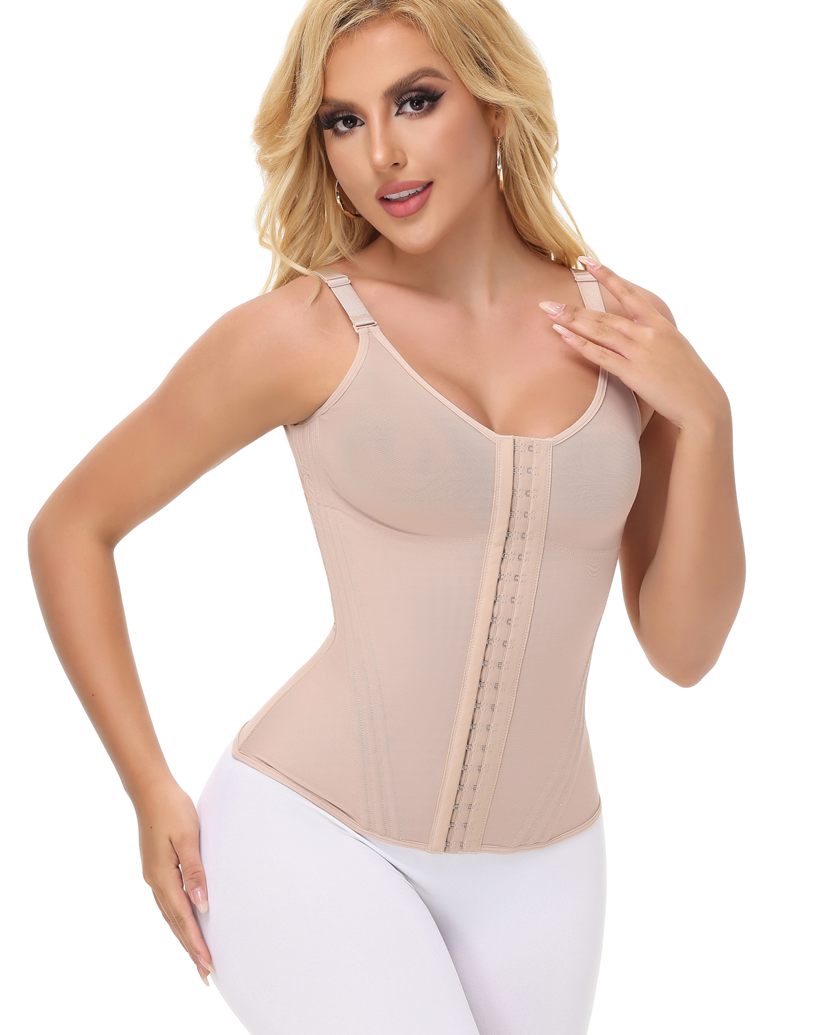 Hourglass High Compression Waist Trainer With Bra