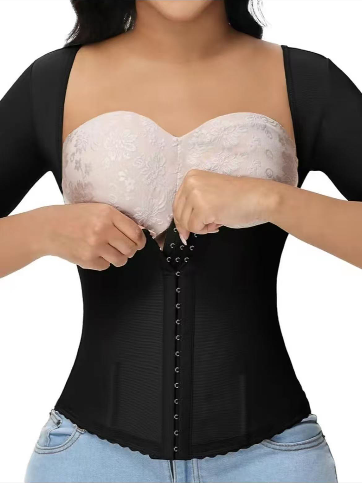 Women's Corset Shaper Vest Breathable Corset Short Sleeve Comfortable Underwear
