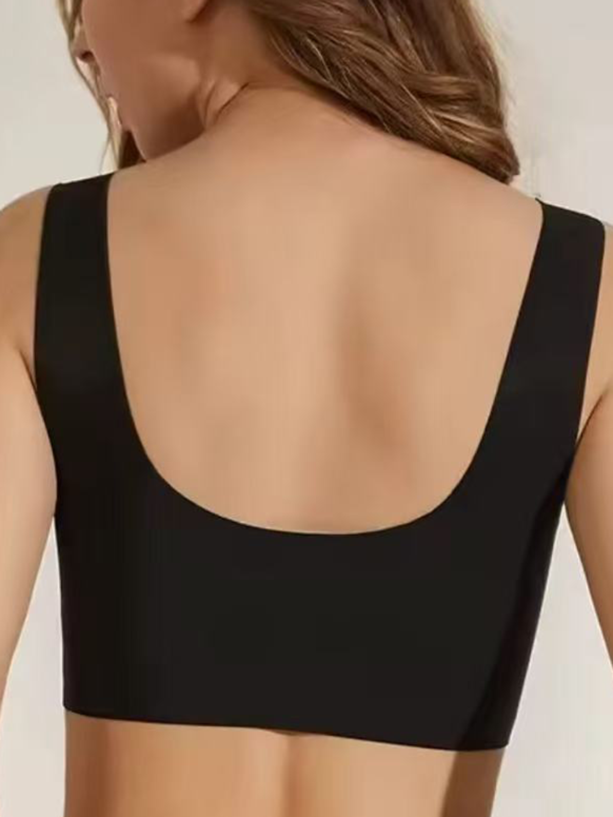 Elegant Lace Front Closure Wireless Push Up Bra