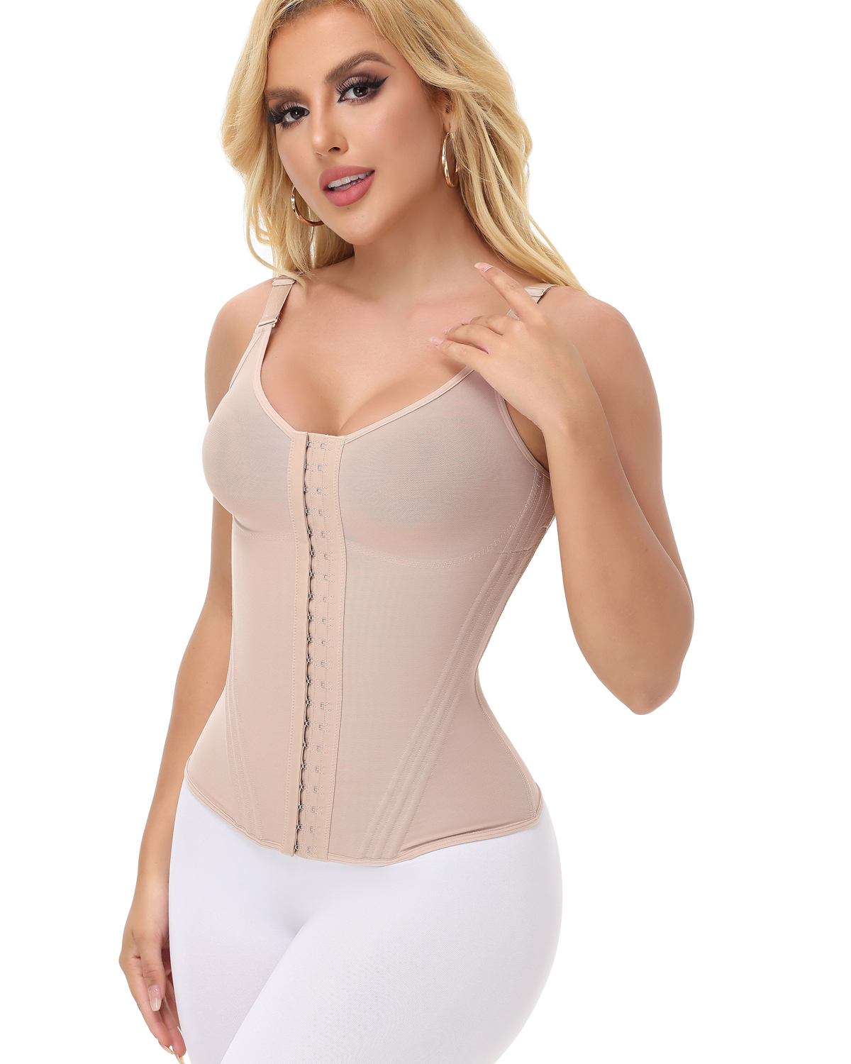 Hourglass High Compression Waist Trainer With Bra