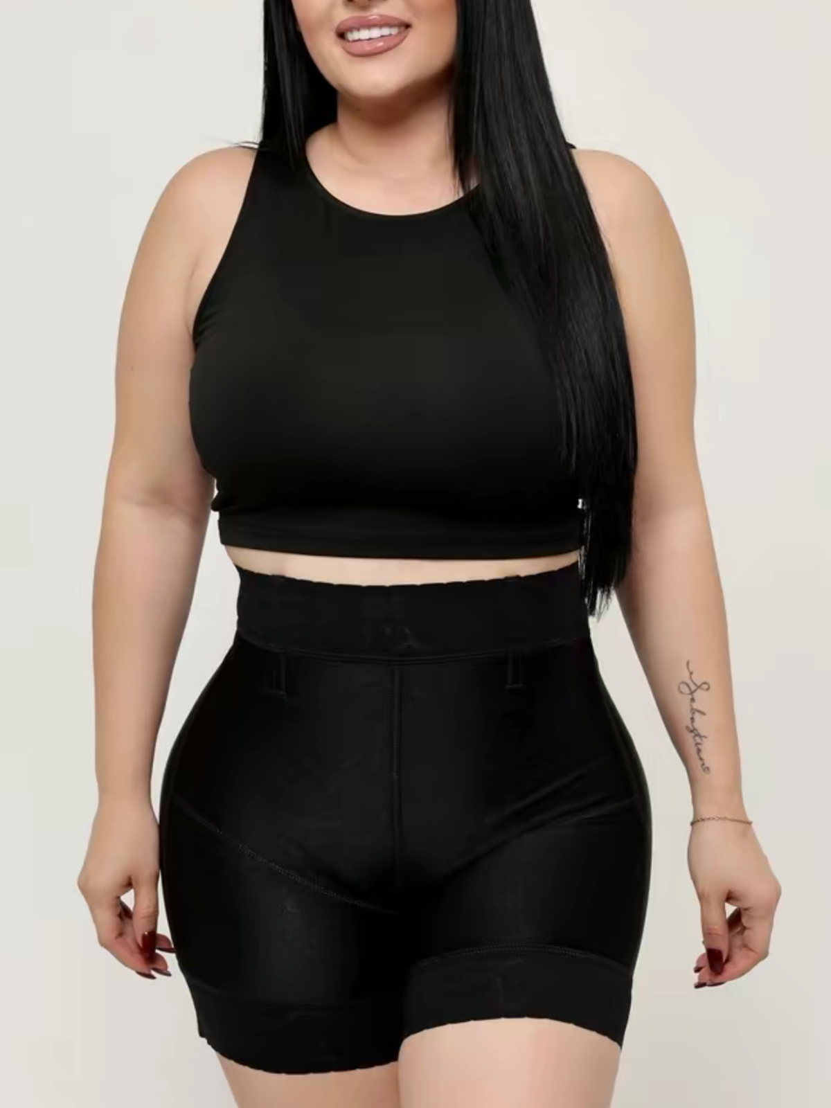 Lace High Waisted Columbia BBL Shorts