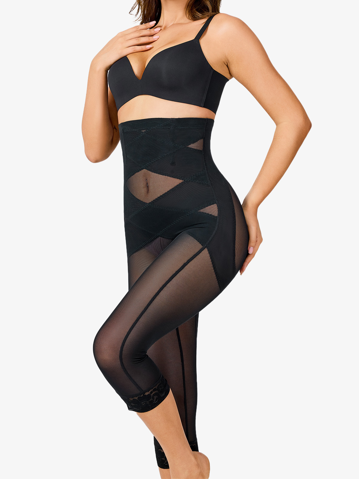 Chiccurve Air Mesh Thigh Slimmer Pants