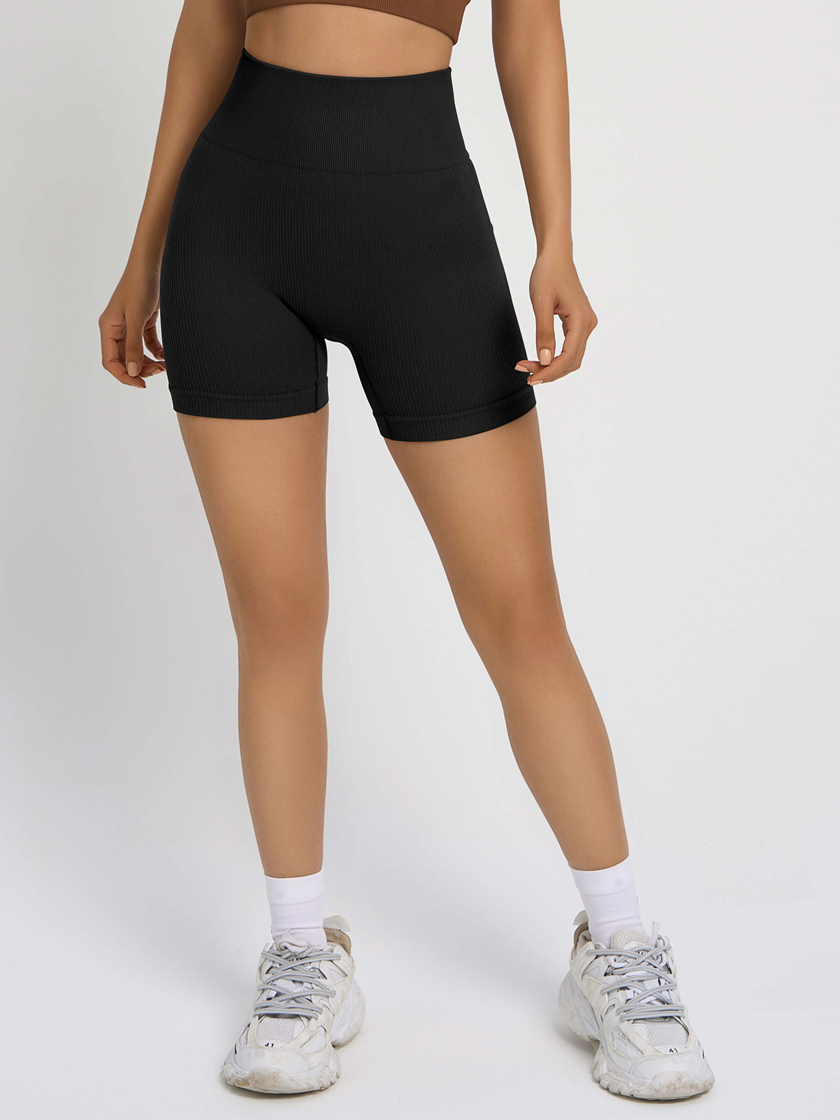 High Waisted Hip-lifting Shorts