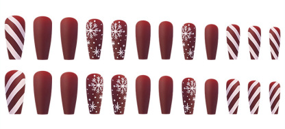 Christmas Simple Plaid Nail Patches