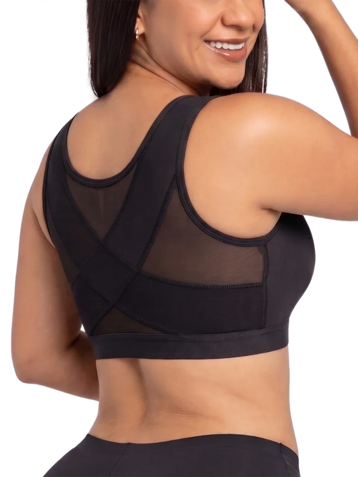 Seamless X Back Posture Support Shapewear Bra