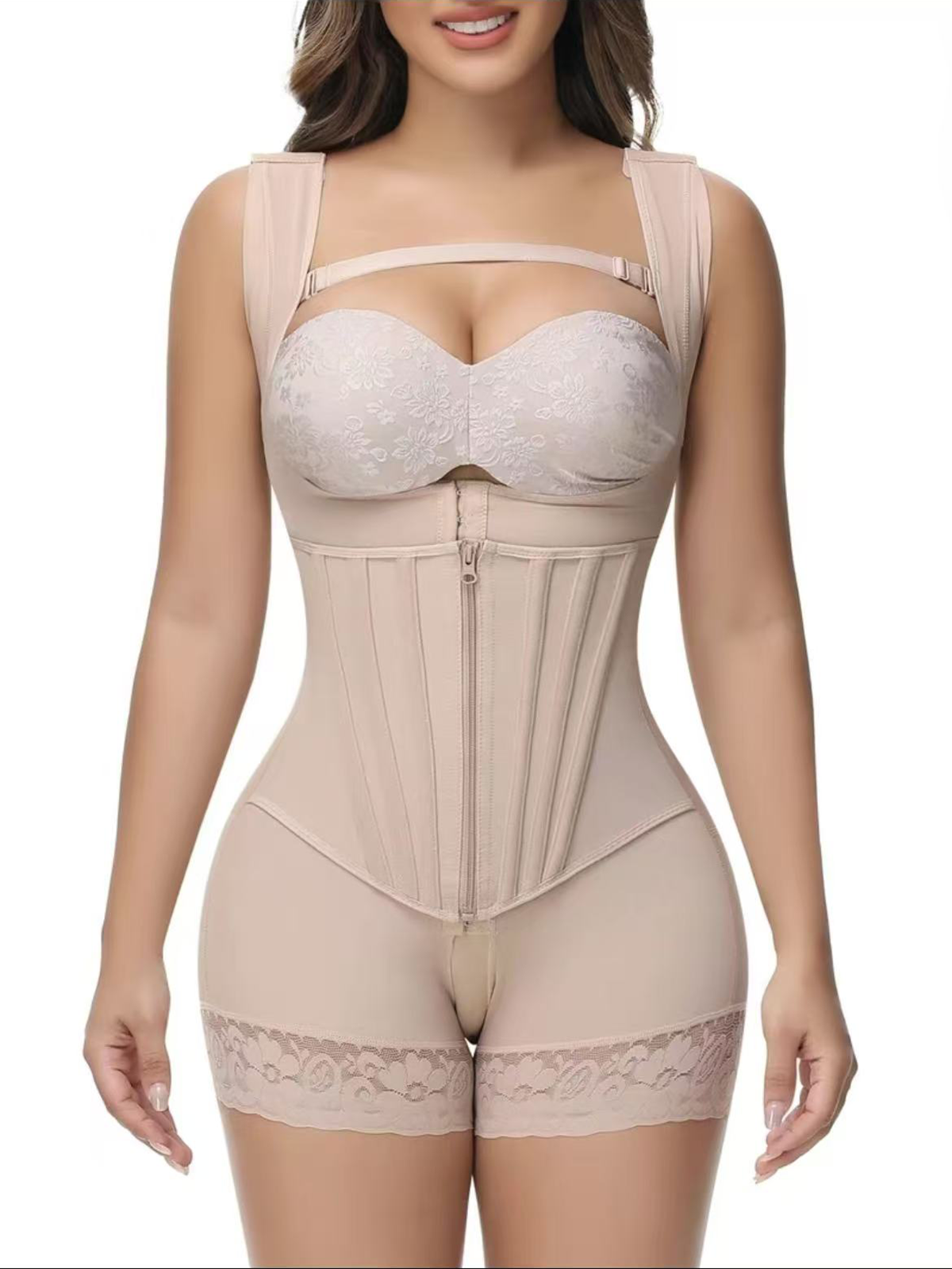 Women's Tummy Tuck Body Shaper Belly Belt Compression Tights