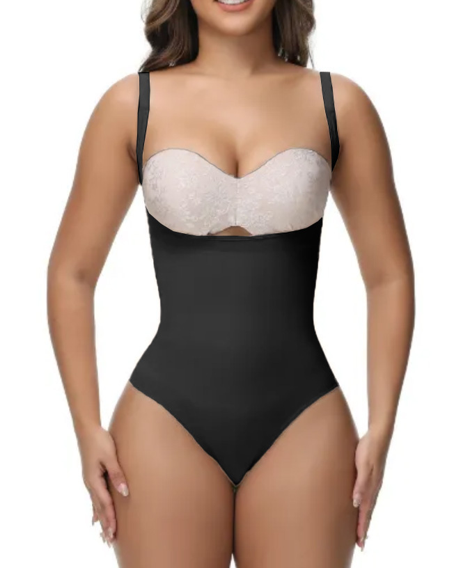 Seamless Body Shaper Thong Underwear High Waisted Butt Lifter Panty