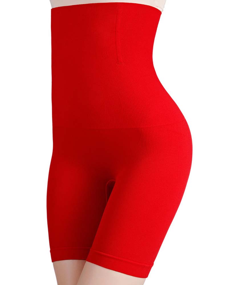 High-Waisted Boxers Corset And Hip Lift Body Sculpting Pants