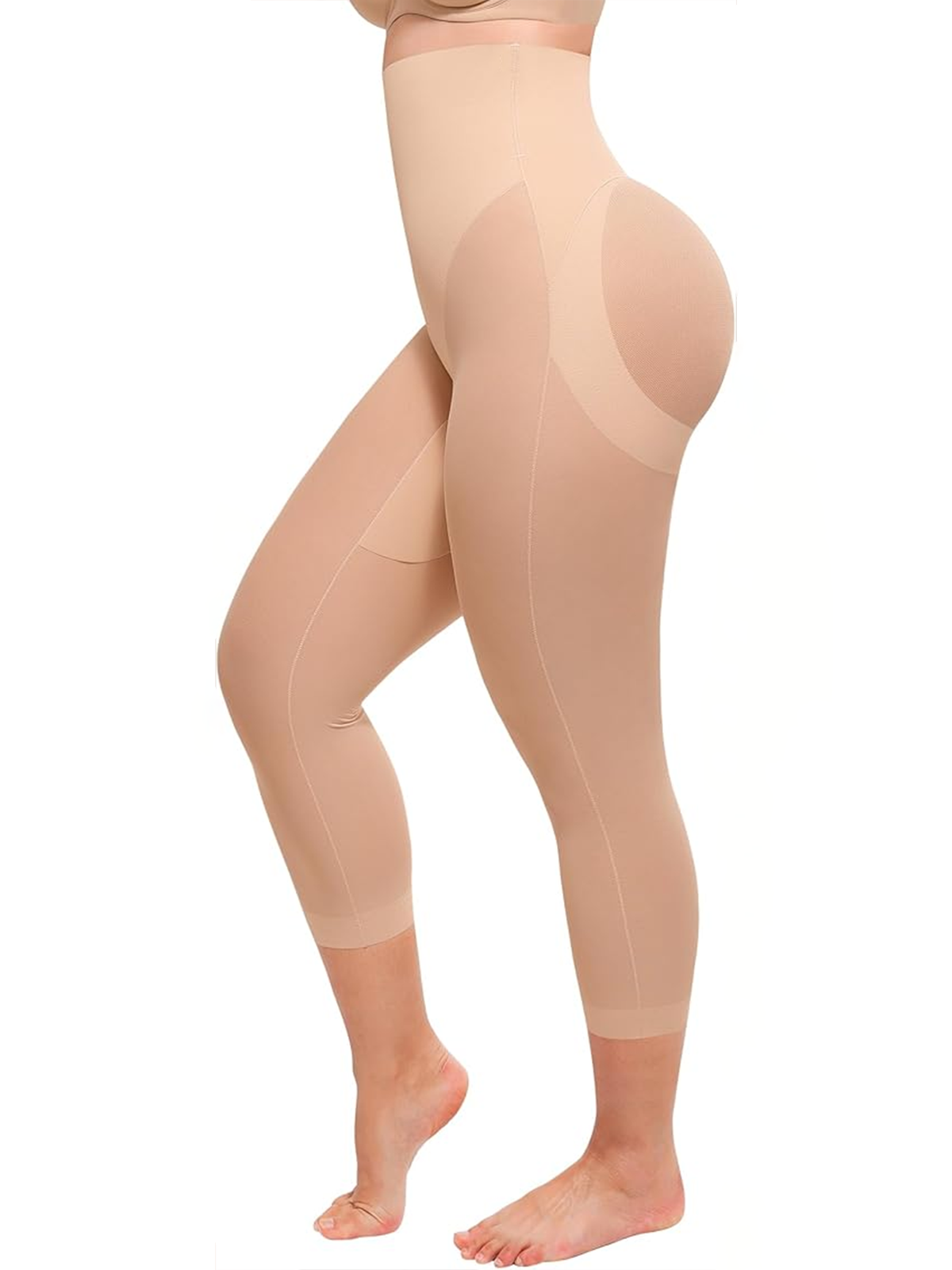 Women's Seamless Tight Shaping Hip Lifting Capri Pants