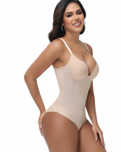 Triangle Body Suit With Cups