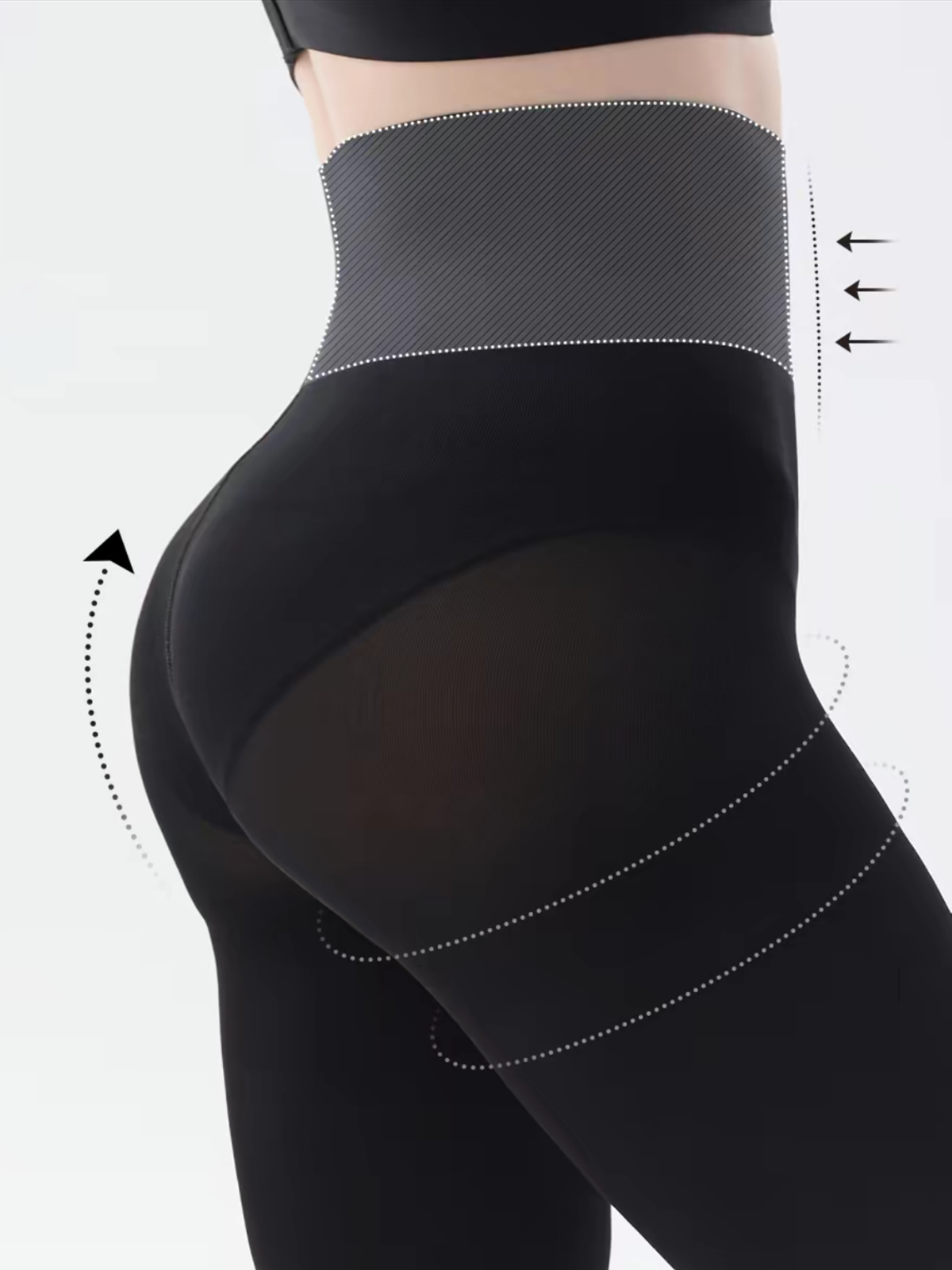 Women's Comfortable Tear Resistant High Strength Tummy Control Stockings