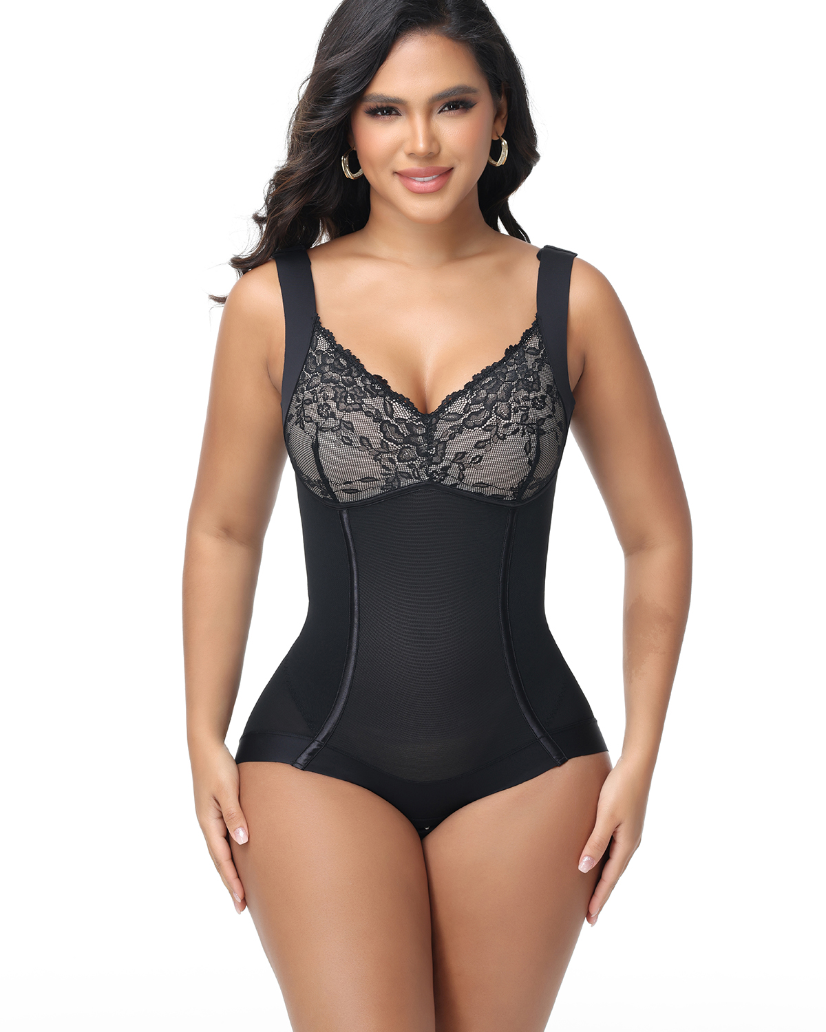 Lace-Triangle Bodysuit