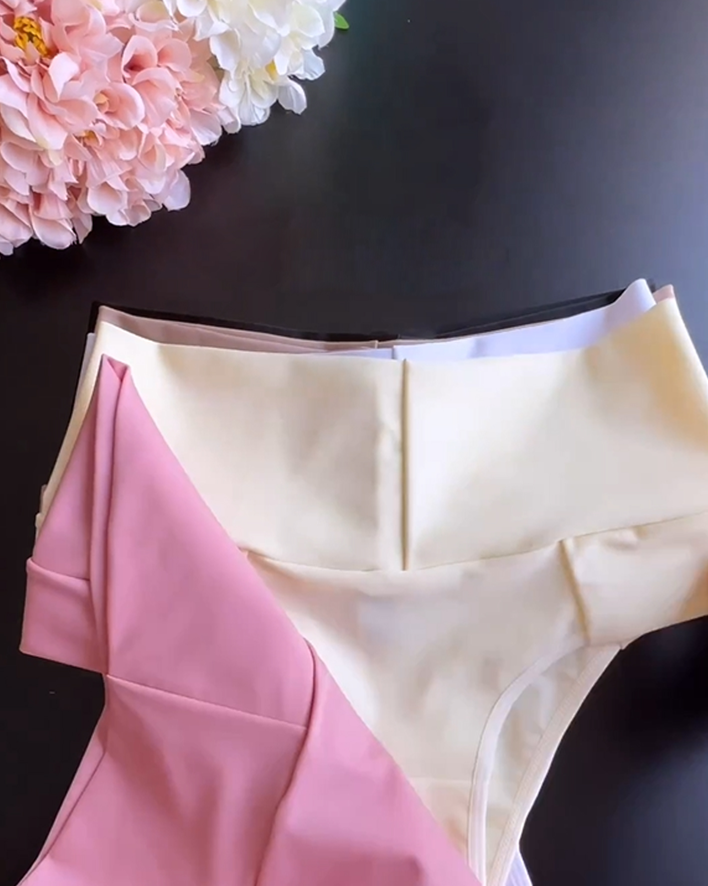 ChicCurve Solid Color High-Waisted Panties