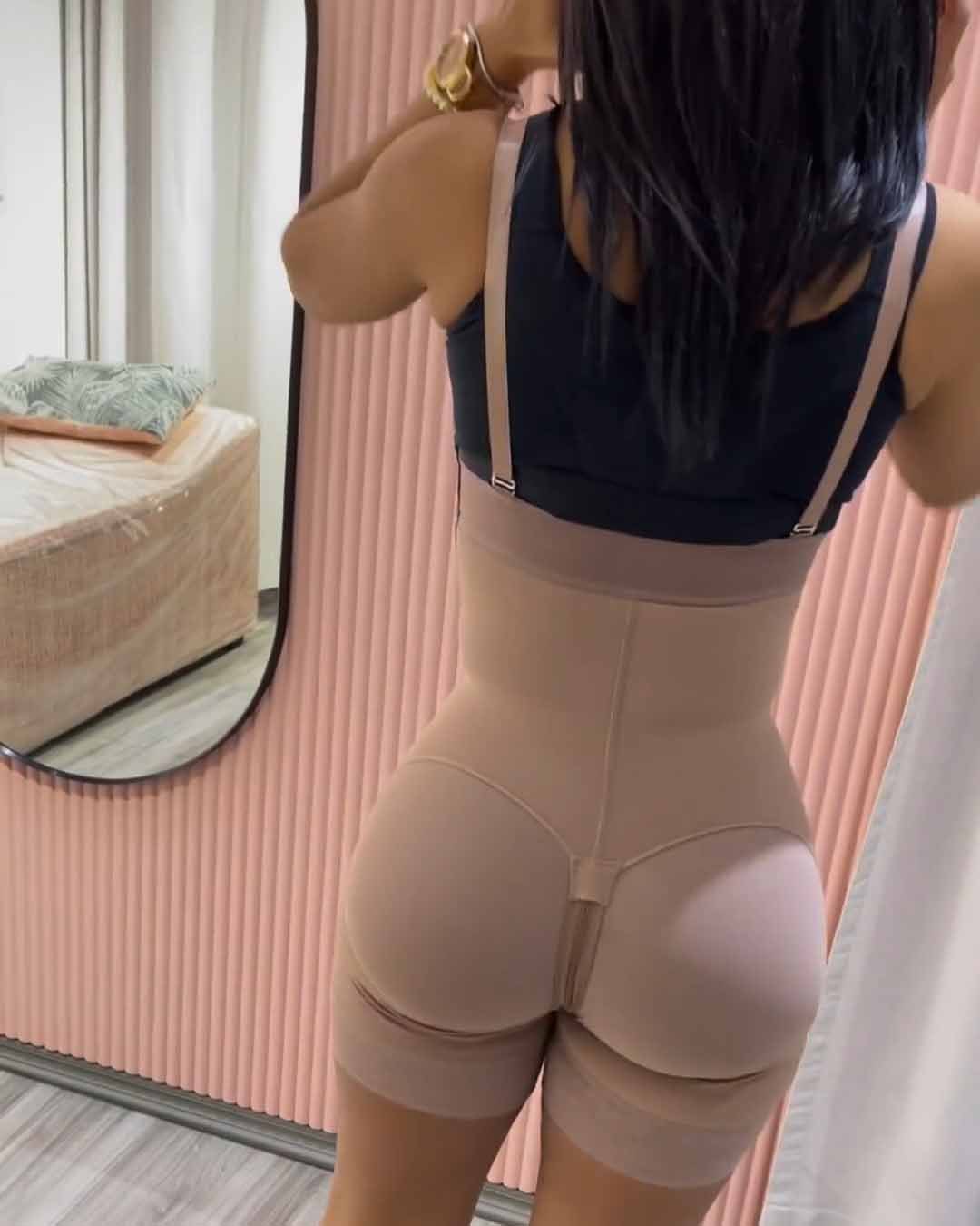 Invisible Strapless Girdle With Removable Straps