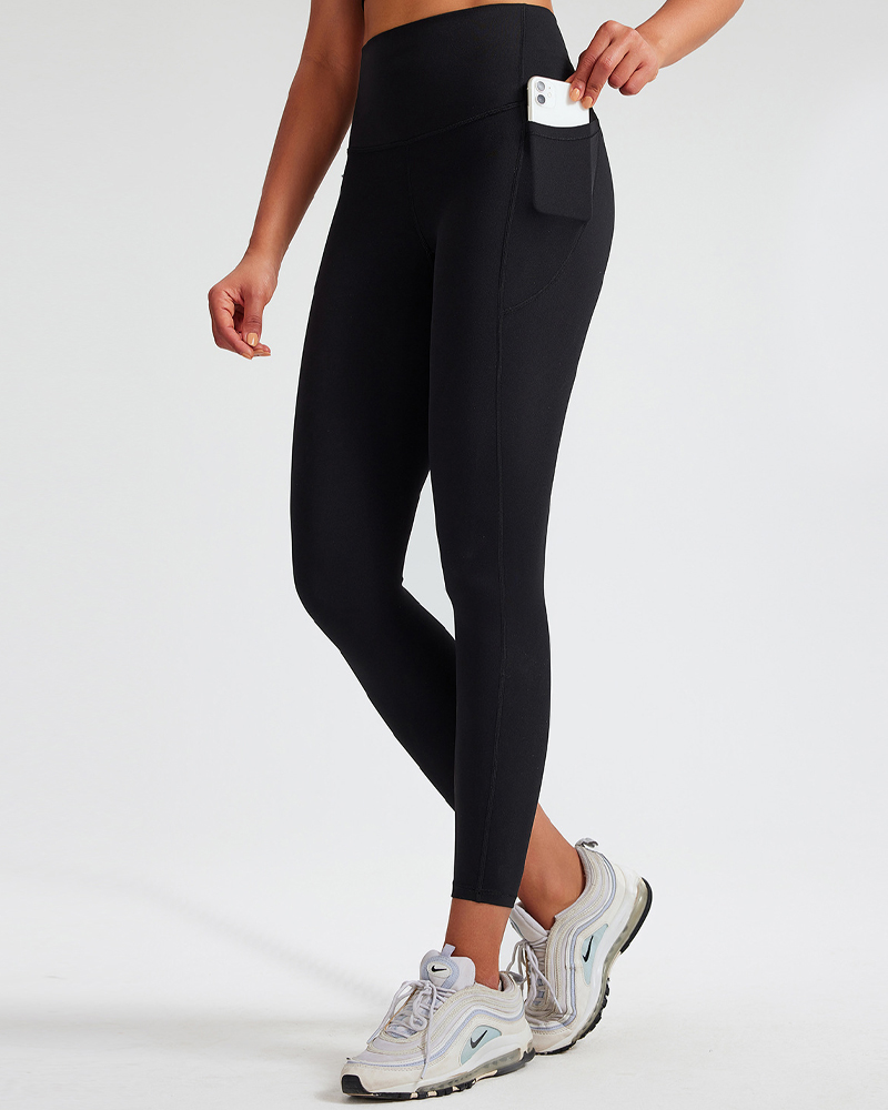 Butt Lifting Fitness Yoga Pants with Side Pockets