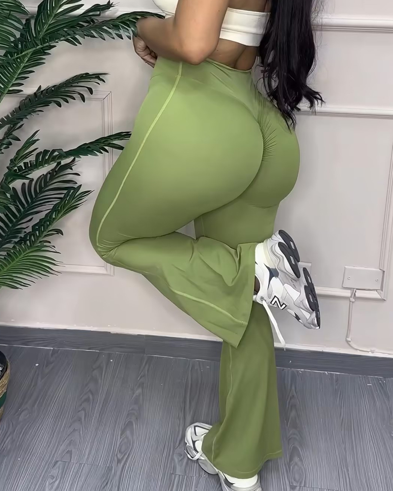 Flared Butt Lifting Yoga Pants