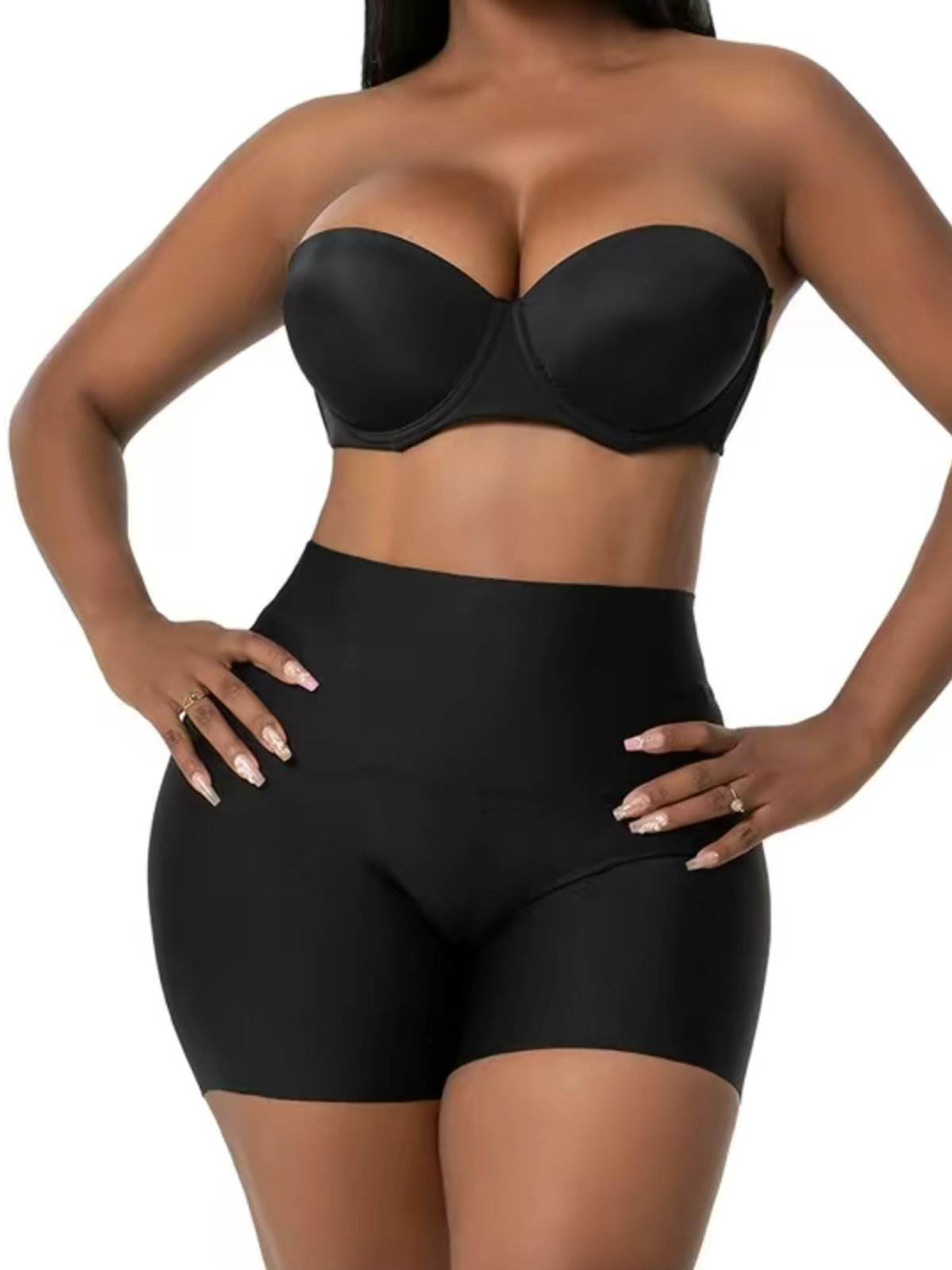 Women's Seamless High Waisted Shorts With Butt Lift