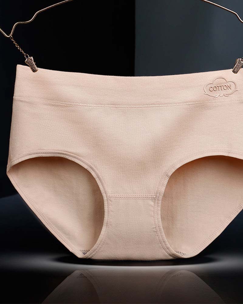 Mid-waist cotton graphene underpants