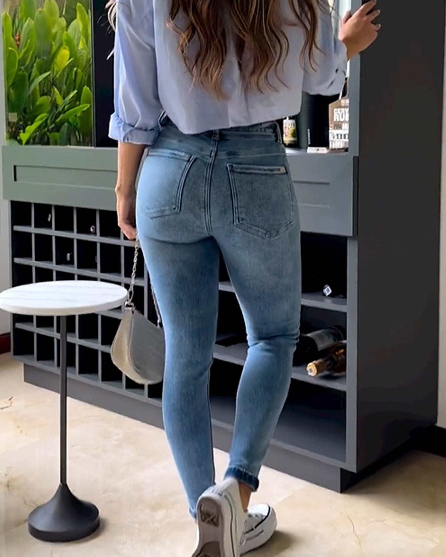 ChicCurve Fashion Heart Skinny Belt Jeans