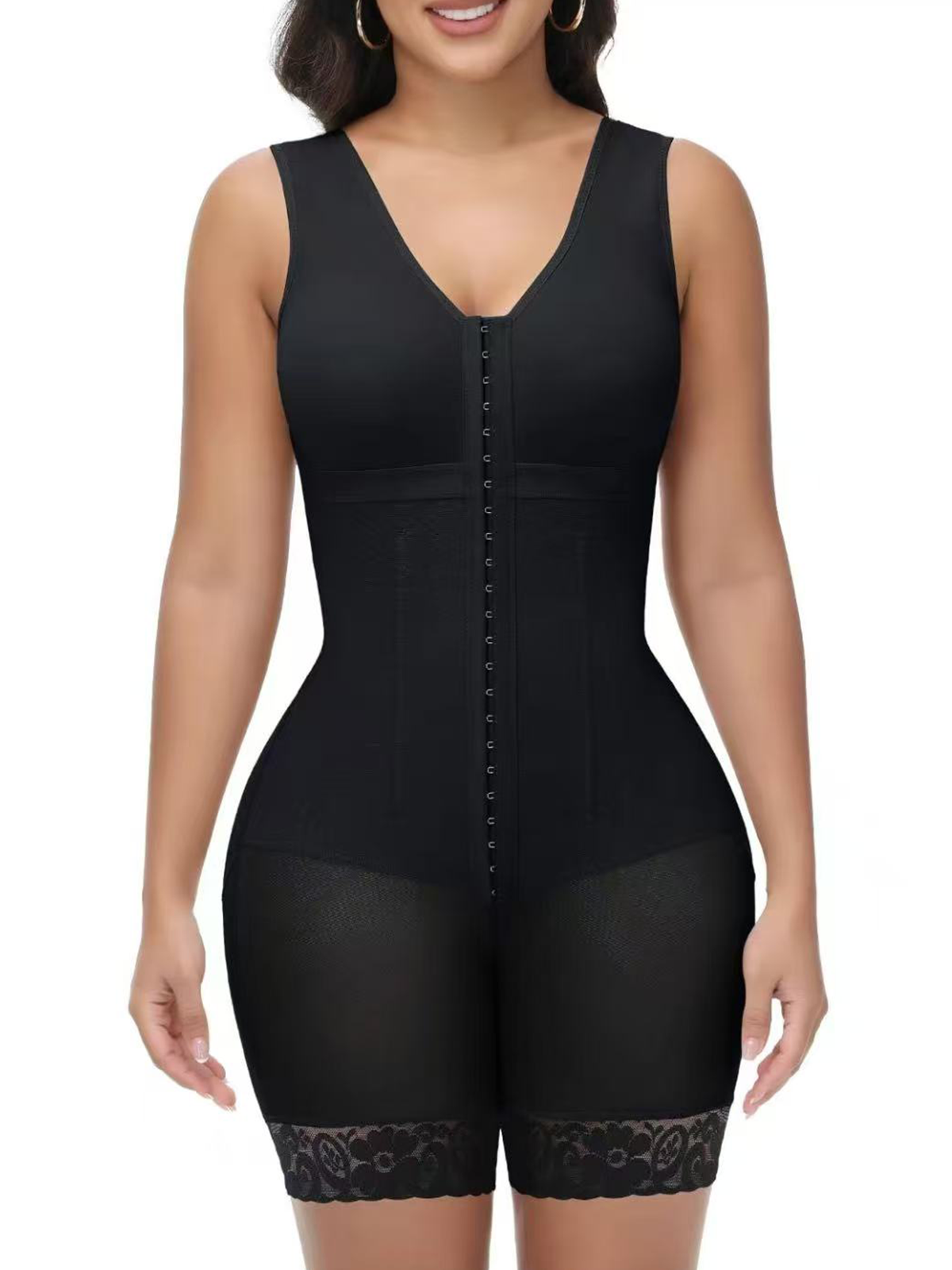 Women's Tummy Control Fajas Compression Butt Lifting Body Shaper