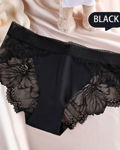 ChicCurve Luxury Lace Silk Underwear Panty