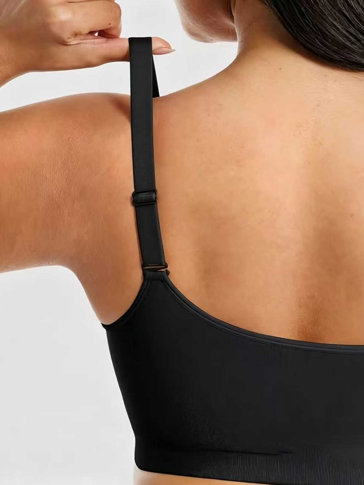 Front Zipper Wire Free Shaping Bra