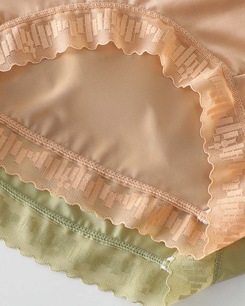 High Waist Lightweight Luxury Mulberry Silk Antibacterial Crotch Panties
