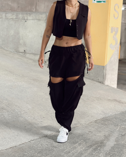 Work Style Casual Pants With Leggings (Pre-Sale)