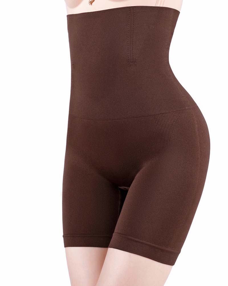 High-Waisted Boxers Corset And Hip Lift Body Sculpting Pants