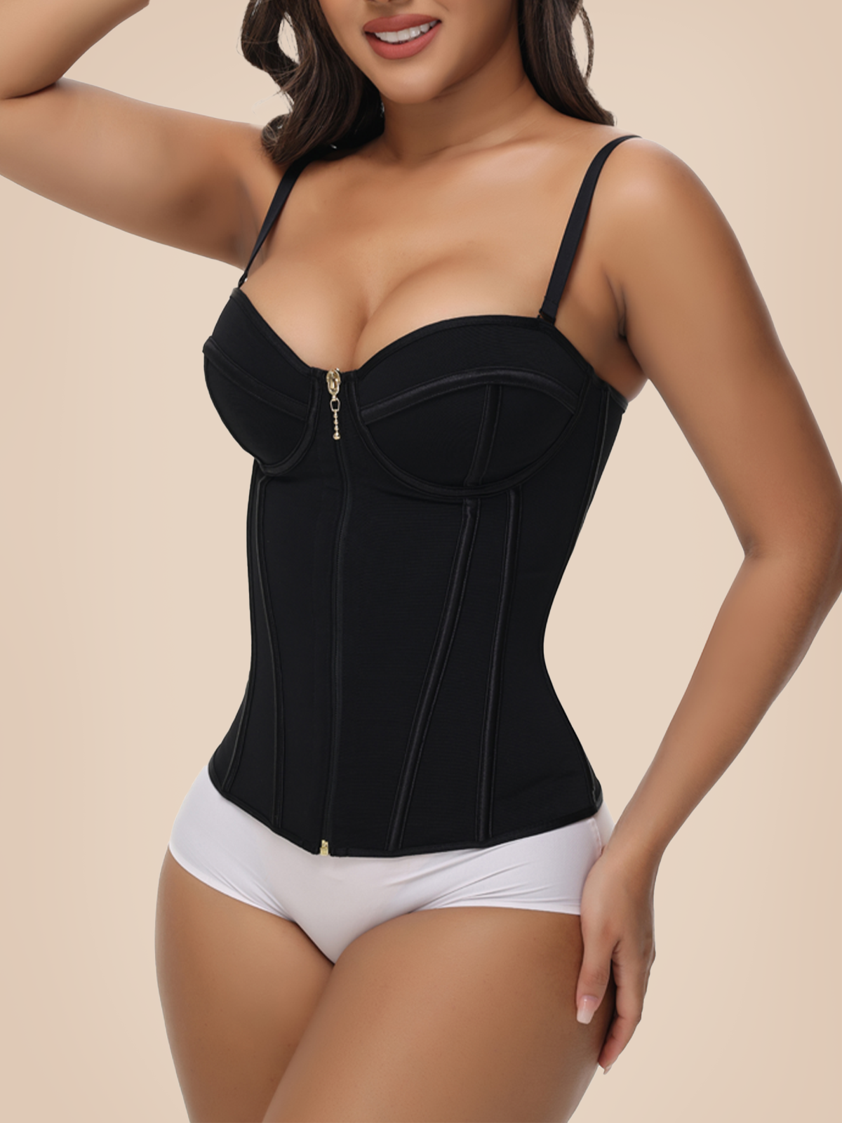 Shaping Waist Control Vest with Bra