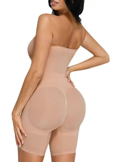 Summer Breathable Removable Strap Tube Dress Wearable Abdomen Control Body Shaper